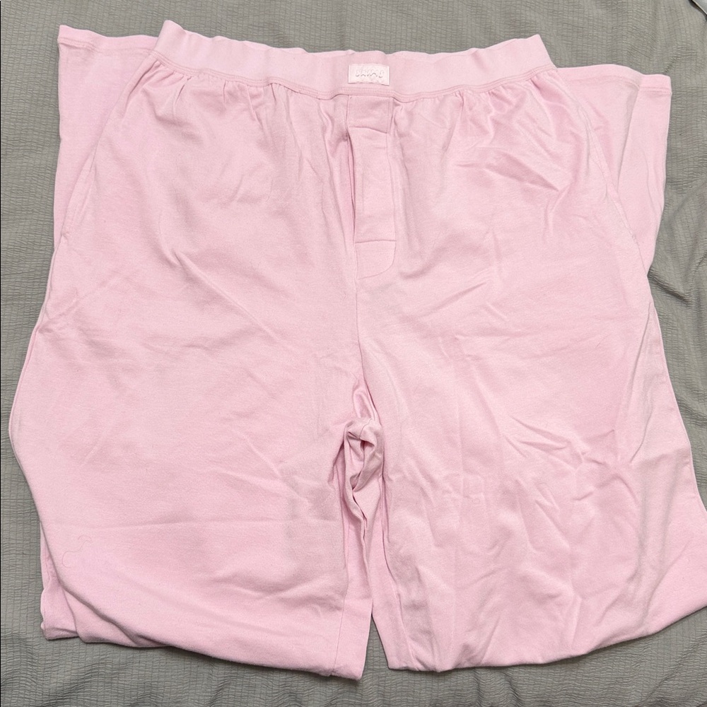 SKIMS CHERRY BLOSSOM BOYFRIEND Lounge Pants BRAND NEW